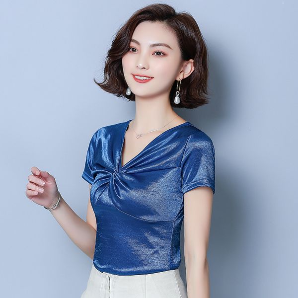 2021 short sleeve new summer v-neck ice silk slim women shirts fashion black stretch satin female t-shirts 7vwo, White
2021 short sleeve new summer v-neck ice silk slim women shirts fashion black stretch satin female t-shirts 7vwo, White