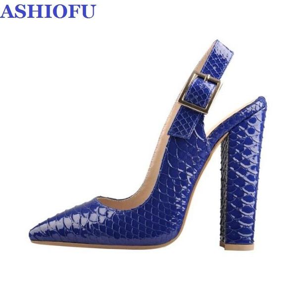 dress shoes ashiofu handmade chunky heel pumps blue scale pattern pointed-toe party prom slingback evening club fashion, Black
dress shoes ashiofu handmade chunky heel pumps blue scale pattern pointed-toe party prom slingback evening club fashion, Black