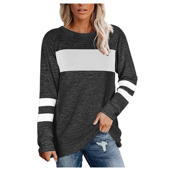 women's t-shirt stripe color block graphic t shirts womens casual crewneck loose fit pullover las mujeres sweetshirts woman tshirts, White
women's t-shirt stripe color block graphic t shirts womens casual crewneck loose fit pullover las mujeres sweetshirts woman tshirts, White