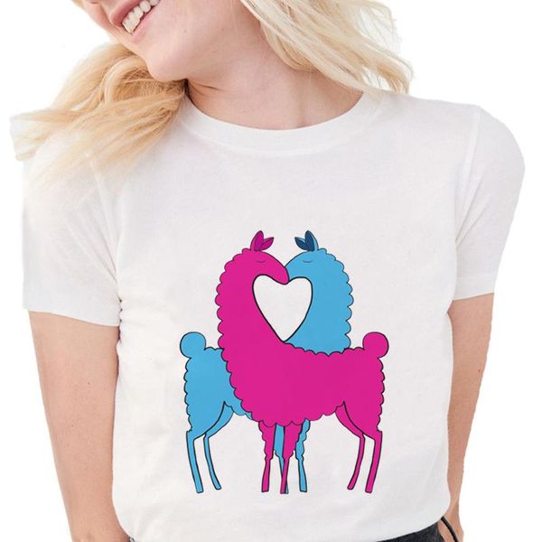 women's t-shirt cute lllama love women summer funny print soft cotton t shirt white
women's t-shirt cute lllama love women summer funny print soft cotton t shirt white