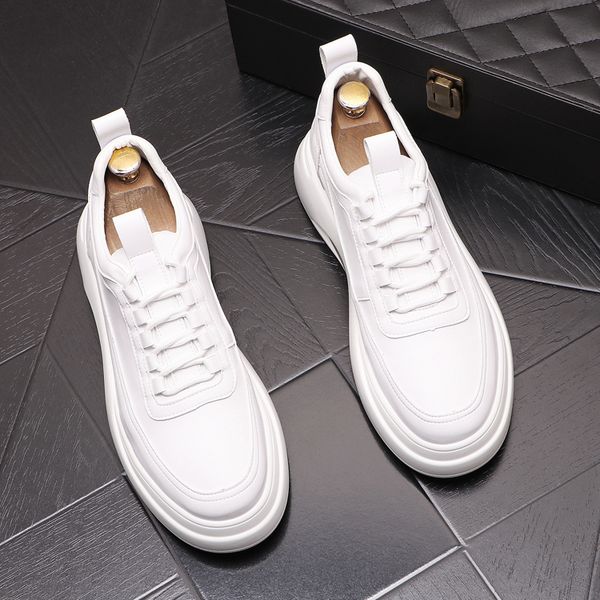 fashion designer walking skateboard shoes brand spring white vulcanized casual sneakers spring autumn lace-up platform trainers wedding dres, Black
fashion designer walking skateboard shoes brand spring white vulcanized casual sneakers spring autumn lace-up platform trainers wedding dres, Black