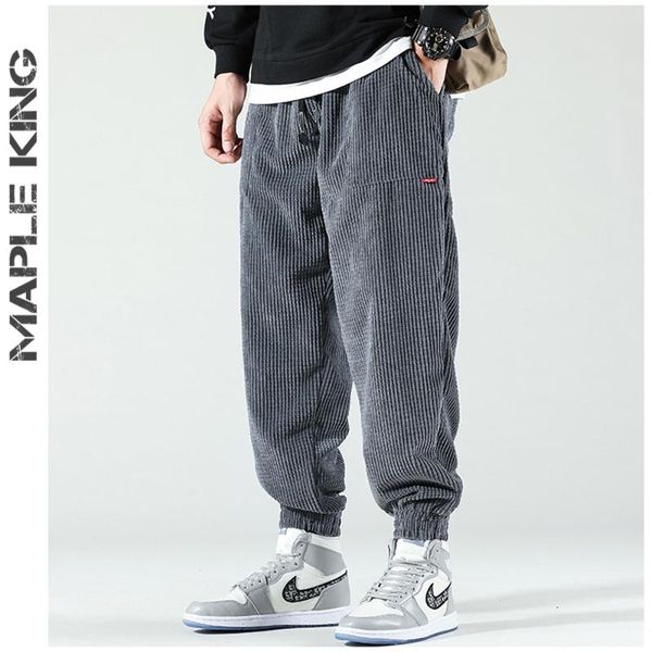 men's pants autumn and winter loose corduroy men 2021 brand hip hop cargo mens striped trousers casual middle waist jogger sweatpants, Black
men's pants autumn and winter loose corduroy men 2021 brand hip hop cargo mens striped trousers casual middle waist jogger sweatpants, Black