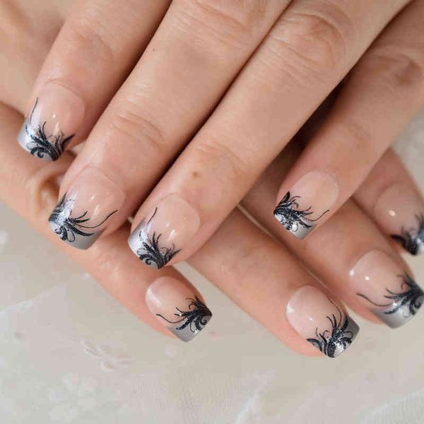 false nails plastic false nail tips square artificial short french fake nails with black clear flower pattern decoration design 220225, Red;gold
false nails plastic false nail tips square artificial short french fake nails with black clear flower pattern decoration design 220225, Red;gold
