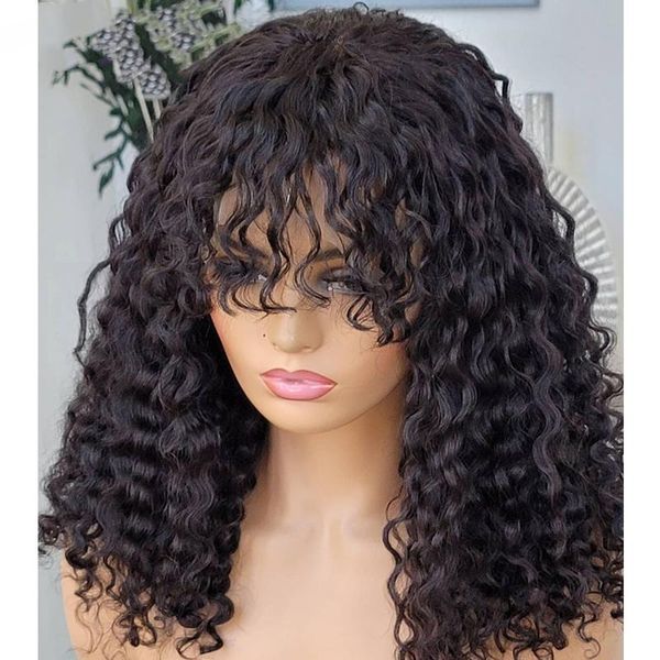 lace wigs unextar full machine made human hair 180% with bangs jerry curly brazilian for black women, Black;brown
lace wigs unextar full machine made human hair 180% with bangs jerry curly brazilian for black women, Black;brown