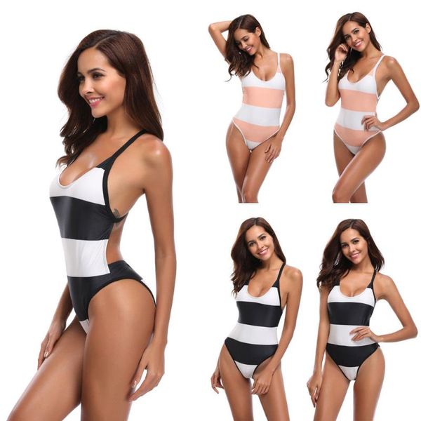 one-piece suits one piece women striped swimsuit bandage bikini push-up padded backless monokini bathing swimwear swimming suit
one-piece suits one piece women striped swimsuit bandage bikini push-up padded backless monokini bathing swimwear swimming suit