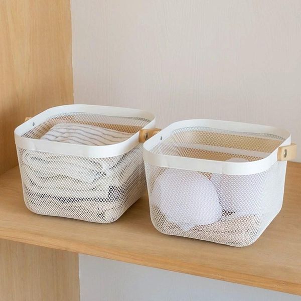 storage baskets portable wooden handle metal basket home large capacity kitchen multi-function vegetable groceries practical
storage baskets portable wooden handle metal basket home large capacity kitchen multi-function vegetable groceries practical
