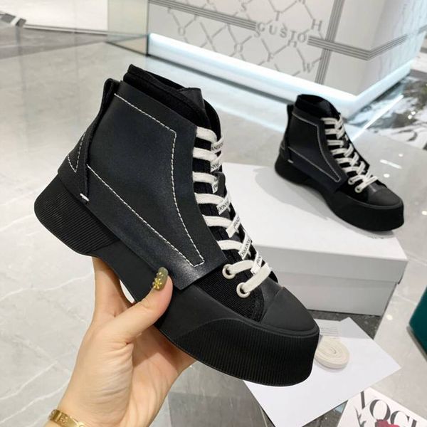 2021 r couples runners trainers shoe women leather canvas casual shoes sneaker fall winter men rubber platform sneakers box large size 35-44, Black
2021 r couples runners trainers shoe women leather canvas casual shoes sneaker fall winter men rubber platform sneakers box large size 35-44, Black