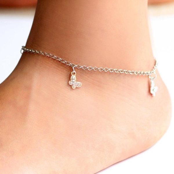 anklets women rhinestone butterfly shape alloy chain simple link lobster buckle casual adjustable anklet silver 2.64g, Red;blue
anklets women rhinestone butterfly shape alloy chain simple link lobster buckle casual adjustable anklet silver 2.64g, Red;blue