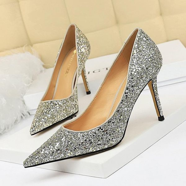 dress shoes high heels bridal wedding luxury glitter bling pointed toe women pumps silver stiletto ladies party, Black
dress shoes high heels bridal wedding luxury glitter bling pointed toe women pumps silver stiletto ladies party, Black