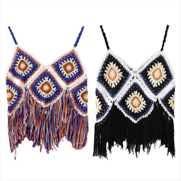crochet knit camisole multicolor womens cami plaid rhombus pattern boho crop v neck tassel beach sleeveless vest, White
crochet knit camisole multicolor womens cami plaid rhombus pattern boho crop v neck tassel beach sleeveless vest, White