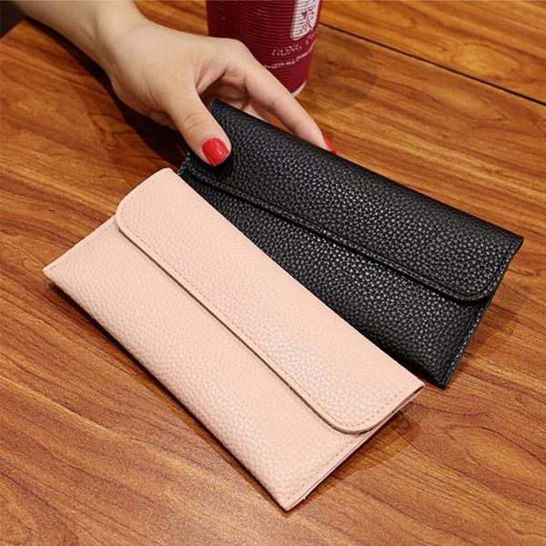 women long wallet simple design ladies slim wallets fashion standard purses carteras para mujer, Red;black
women long wallet simple design ladies slim wallets fashion standard purses carteras para mujer, Red;black