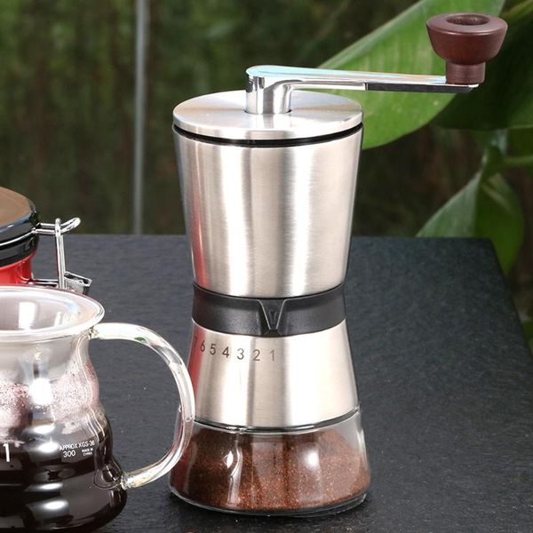 manual coffee grinders 75g grinder stainless steel coarse grinding ceramic mechanism coffe mill tools
manual coffee grinders 75g grinder stainless steel coarse grinding ceramic mechanism coffe mill tools