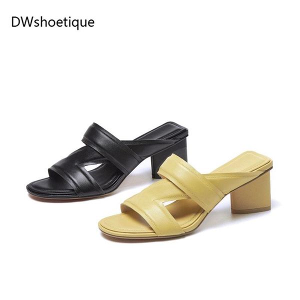 sandals summer genuine leather women slides 5.5cm high heel casual strap, Black 
sandals summer genuine leather women slides 5.5cm high heel casual strap, Black