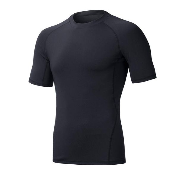 2021 new solid color black fitness clothes men's short-sleeved elastic tights speed dry clothes t-shirt running clothing field sports s, White;black
2021 new solid color black fitness clothes men's short-sleeved elastic tights speed dry clothes t-shirt running clothing field sports s, White;black