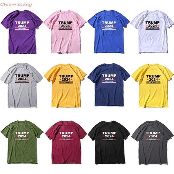 Trump 2024 New T-shirt 2024 Trump T-shirt 12 Colors Pure Cotton Unisex Adults Top Shirts 3D Printing Costume Party Decoration
Trump 2024 New T-shirt 2024 Trump T-shirt 12 Colors Pure Cotton Unisex Adults Top Shirts 3D Printing Costume Party Decoration