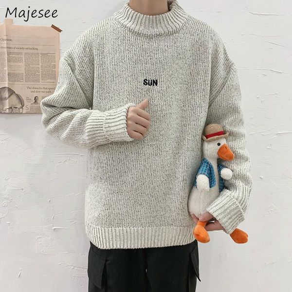men sweater korean clothes oversized all match mens sweaters pullover knitted streetwear comfortable high fashion soft students, White;black
men sweater korean clothes oversized all match mens sweaters pullover knitted streetwear comfortable high fashion soft students, White;black