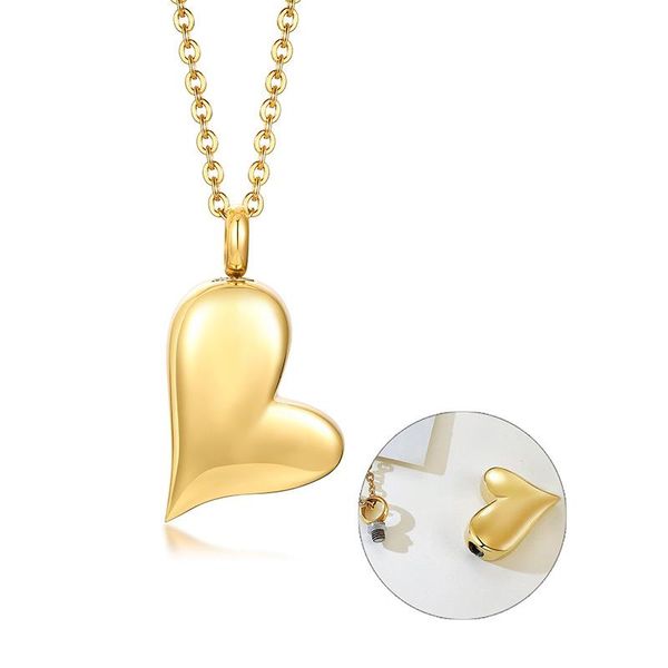pendant necklaces jhsl women empty storage bottle pet ashes perfume necklace heart pendants openable chain stainless steel fashion jewelry, Silver
pendant necklaces jhsl women empty storage bottle pet ashes perfume necklace heart pendants openable chain stainless steel fashion jewelry, Silver