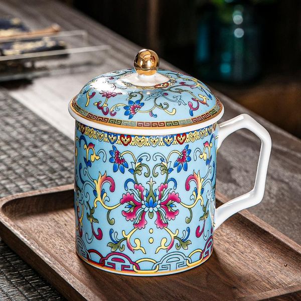 mugs luxury porcelain tea cup enamel vine flower 450ml sky blue chinese jingdezhen ceramics coffee mug golden teacup loose leaf
mugs luxury porcelain tea cup enamel vine flower 450ml sky blue chinese jingdezhen ceramics coffee mug golden teacup loose leaf