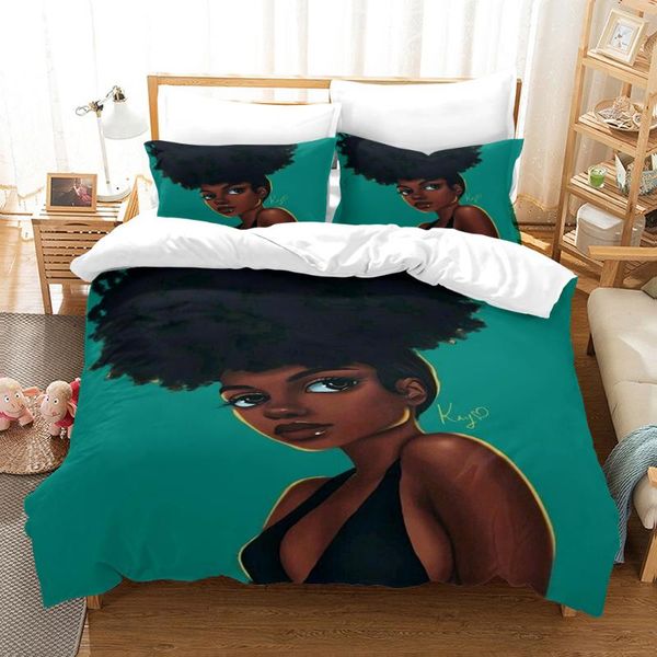 bedding sets african girl 3d digital printing three piece home furnishing bedding, oversize bedspread, pillowcase quilt, textile set
bedding sets african girl 3d digital printing three piece home furnishing bedding, oversize bedspread, pillowcase quilt, textile set