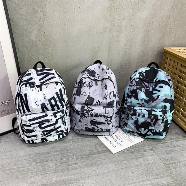 portable oxford cloth large capacity rucksack women men casual letter printed backpack outdoor travel shoulder bags unisex
portable oxford cloth large capacity rucksack women men casual letter printed backpack outdoor travel shoulder bags unisex