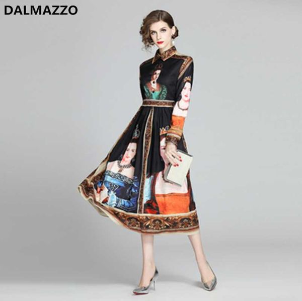 casual dresses retro print women turn down collar single-breasted big swing long dress 2021 womans plus size clothes runway vestido, Black;gray
casual dresses retro print women turn down collar single-breasted big swing long dress 2021 womans plus size clothes runway vestido, Black;gray