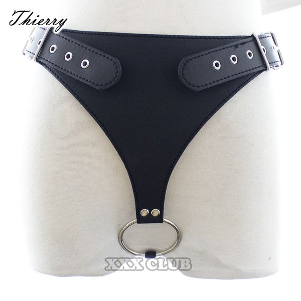 thierry erotic adjustable chastity panty for women leather chastity thong with a ring toys for lesbian or gay games
thierry erotic adjustable chastity panty for women leather chastity thong with a ring toys for lesbian or gay games