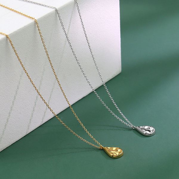 s925 sterling silver temperament women's water drop necklace high-end autumn and winter sweater necklace accessories q0531
s925 sterling silver temperament women's water drop necklace high-end autumn and winter sweater necklace accessories q0531