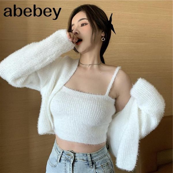 women's knits & tees cardigan spring jacket knitted camisole sweet all-match soft and waxy sweater short trend, White
women's knits & tees cardigan spring jacket knitted camisole sweet all-match soft and waxy sweater short trend, White