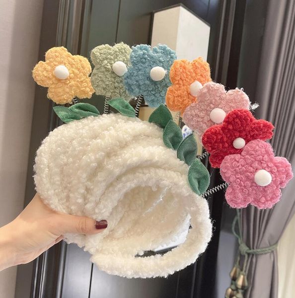 cute cashmere flower headband face wash hair-hoop girl headdress hair accessories, Silver
cute cashmere flower headband face wash hair-hoop girl headdress hair accessories, Silver