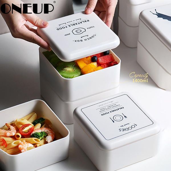 oneup japanese style lunch box new 2 layers simple portable bento box salad containers with spoon chopsticks microwaveable
oneup japanese style lunch box new 2 layers simple portable bento box salad containers with spoon chopsticks microwaveable