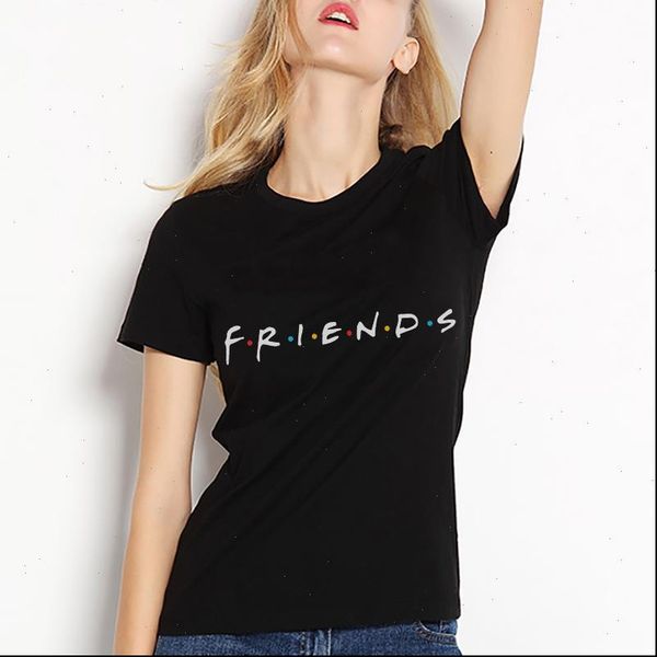 friends letters printing black t shirt summer fashion women short sleeve leisure tee casual ladies female t shirts, White
friends letters printing black t shirt summer fashion women short sleeve leisure tee casual ladies female t shirts, White