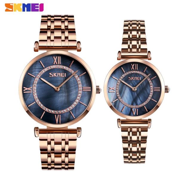 wristwatches skmei luxury lover's women men quartz watches fashion simple waterproof steel strap clock couple bracelet wristwatch reloj, Slivery;brown
wristwatches skmei luxury lover's women men quartz watches fashion simple waterproof steel strap clock couple bracelet wristwatch reloj, Slivery;brown