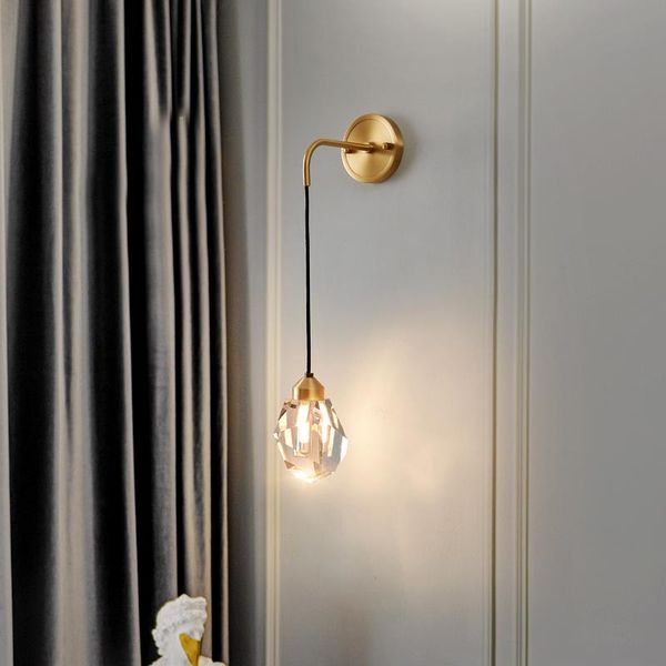 LED Wall Lamp Modern for Bedroom Bedside Luxury Copper Crystal Sconce Indoor Living Room Corridor Staircase Lighting Decoration
LED Wall Lamp Modern for Bedroom Bedside Luxury Copper Crystal Sconce Indoor Living Room Corridor Staircase Lighting Decoration