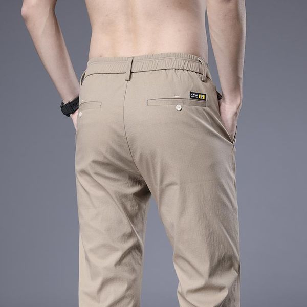 men's pants regular fit casual clothing elastic waist business formal dress trousers korea style mens 2021 summer spring,8806, Black
men's pants regular fit casual clothing elastic waist business formal dress trousers korea style mens 2021 summer spring,8806, Black