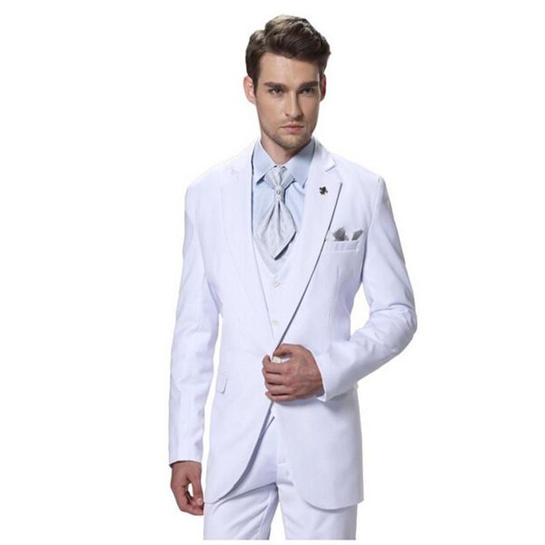 men's suits & blazers men suit costume homme one button white notch lapel fashion terno masculino 3pieces(jacket+pant+vest+tie) handsom, White;black
men's suits & blazers men suit costume homme one button white notch lapel fashion terno masculino 3pieces(jacket+pant+vest+tie) handsom, White;black