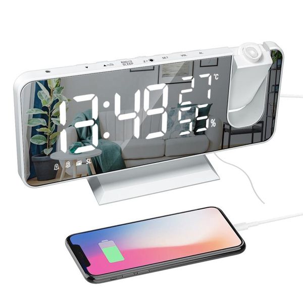 other clocks & accessories alarm clock with radio multi function electronic wake up humidity temperature led display smart home 12h/24h mode
other clocks & accessories alarm clock with radio multi function electronic wake up humidity temperature led display smart home 12h/24h mode