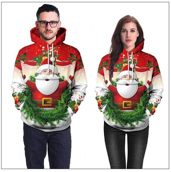 men's hoodies & sweatshirts couple sports hoodie christmas long sleeve women's hooded sportswear fashion digital printed male spor, Black
men's hoodies & sweatshirts couple sports hoodie christmas long sleeve women's hooded sportswear fashion digital printed male spor, Black