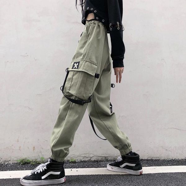 women's pants & capris big pocket streetwear cargo women loose harajuku bf casual female, Black;white
women's pants & capris big pocket streetwear cargo women loose harajuku bf casual female, Black;white