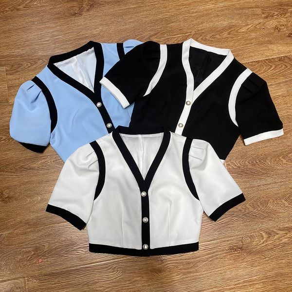 women's jackets puff women coat vintage fashion silk and cotton blend sleeve v-neck letter buttons short coats jacket, Black;brown
women's jackets puff women coat vintage fashion silk and cotton blend sleeve v-neck letter buttons short coats jacket, Black;brown