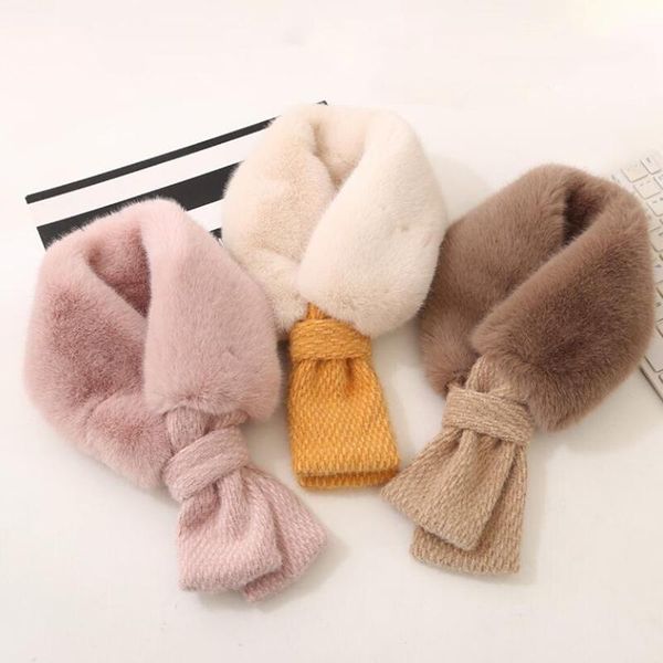 winter children's little scarf girl's neck wrap warm wool baby autumn baby's faux fur scarves, Blue;gray
winter children's little scarf girl's neck wrap warm wool baby autumn baby's faux fur scarves, Blue;gray