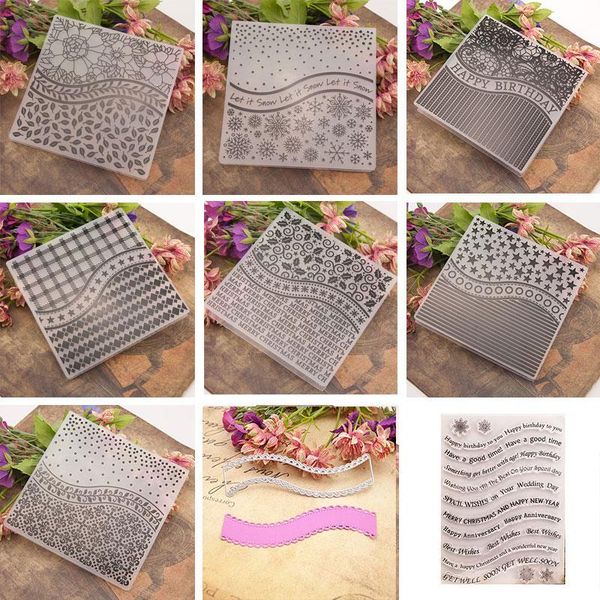 craft tools plastic embossing folder clear stamps cutting dies set folders for scrapbooking diy template
craft tools plastic embossing folder clear stamps cutting dies set folders for scrapbooking diy template