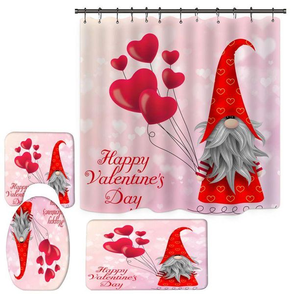 valentine's day 4pcs shower curtain sets with non-slip rugs toilet lid cover bath mat 12 hooks sweet bathroom decor gifts curtains
valentine's day 4pcs shower curtain sets with non-slip rugs toilet lid cover bath mat 12 hooks sweet bathroom decor gifts curtains