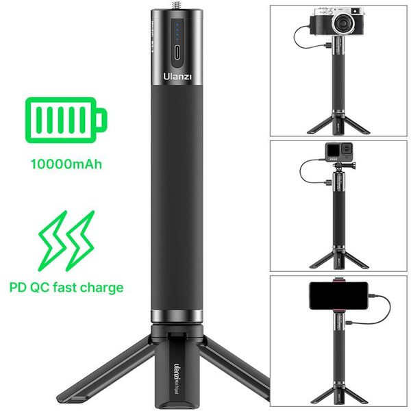 telescopes ulanzi bg-3 10000mah battery power bank charger hand grip mini tripod 18w pd qc fast charge for smartphone dslr 9/8/7/6/5
telescopes ulanzi bg-3 10000mah battery power bank charger hand grip mini tripod 18w pd qc fast charge for smartphone dslr 9/8/7/6/5