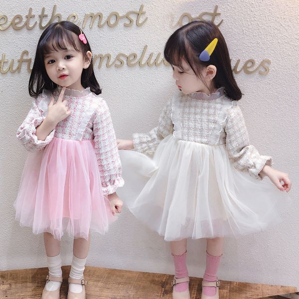 long sleeve children dress 2021 summer paild mesh dresses for girls wedding dress elegant princess dress vestidos 4-12 age, Red;yellow
long sleeve children dress 2021 summer paild mesh dresses for girls wedding dress elegant princess dress vestidos 4-12 age, Red;yellow