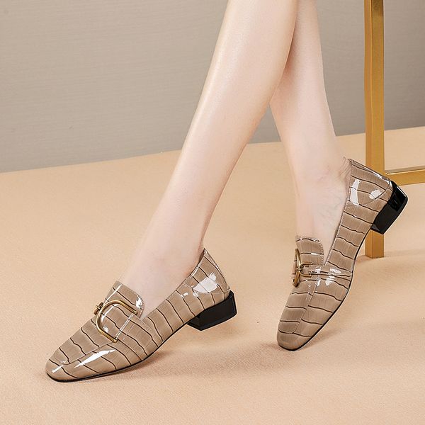 womens genuine leather metal buckle slip-on flats loafers leisure soft comfortable female footwear plus size shoesdress shoes, Black
womens genuine leather metal buckle slip-on flats loafers leisure soft comfortable female footwear plus size shoesdress shoes, Black