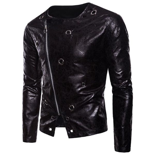 men's jackets spring autumn man fashion motorcycle pu leather men slash zipper lapel biker rider faux jacket coat, Black;brown
men's jackets spring autumn man fashion motorcycle pu leather men slash zipper lapel biker rider faux jacket coat, Black;brown
