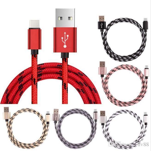 2.1a 1m 3ft 2m 6ft 3m 10ft fast charger metal braided cooper wire sync data charger type-c cable for smartphone micro usb dhl
2.1a 1m 3ft 2m 6ft 3m 10ft fast charger metal braided cooper wire sync data charger type-c cable for smartphone micro usb dhl