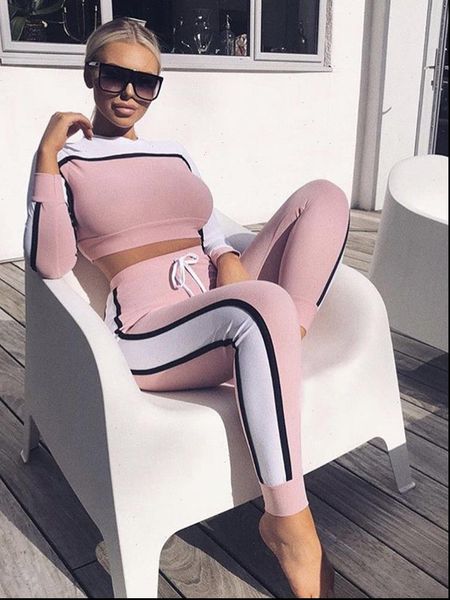 winter autumn pink two piece set jogging femme tracksuit for women outfits matching set together survetement pink 2 piece set, Gray
winter autumn pink two piece set jogging femme tracksuit for women outfits matching set together survetement pink 2 piece set, Gray