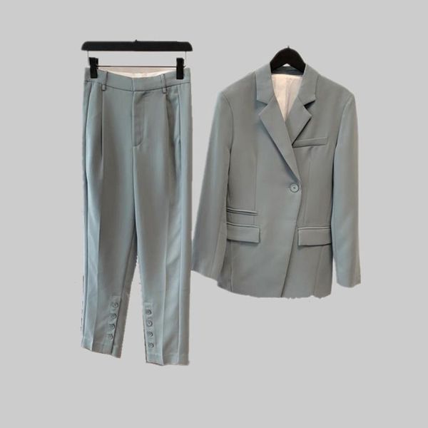 women's two piece pants brand fashion women high luxury spring autumn elegant wool blazer jacket coat + trousers two-piece suit set, White
women's two piece pants brand fashion women high luxury spring autumn elegant wool blazer jacket coat + trousers two-piece suit set, White