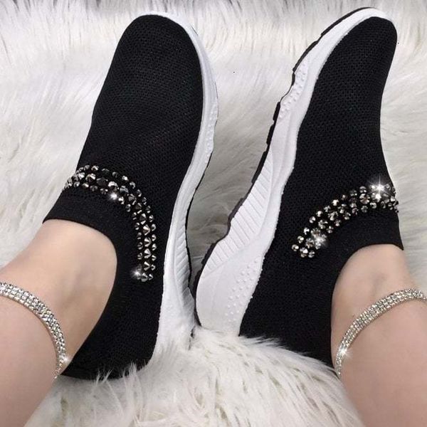 2021 new flats sneakers comfort summer breathable bling solid slip on walking sports casual plus size vulcanized shoes ihls, Black
2021 new flats sneakers comfort summer breathable bling solid slip on walking sports casual plus size vulcanized shoes ihls, Black